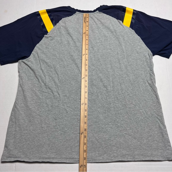 Nike, the Nike Tee Michigan Athletic Cut Raglan SleeveT-Shirt XXL - Picture 8 of 8